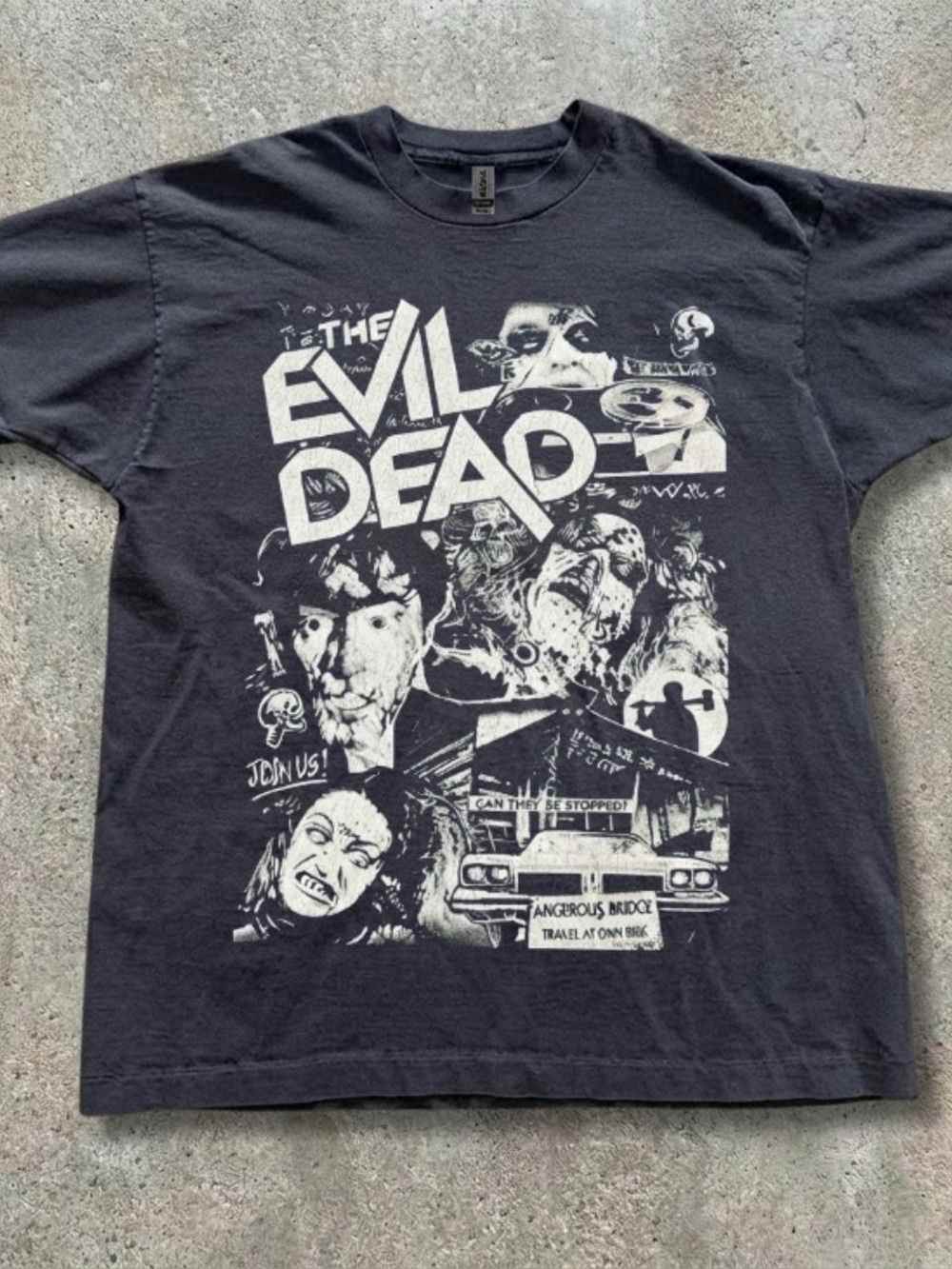 Gildan Black The Evil Dead Graphic Tee